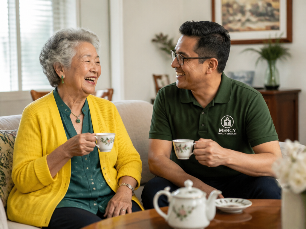 Ongoing support that helps seniors remain at home — Mercy Health Services