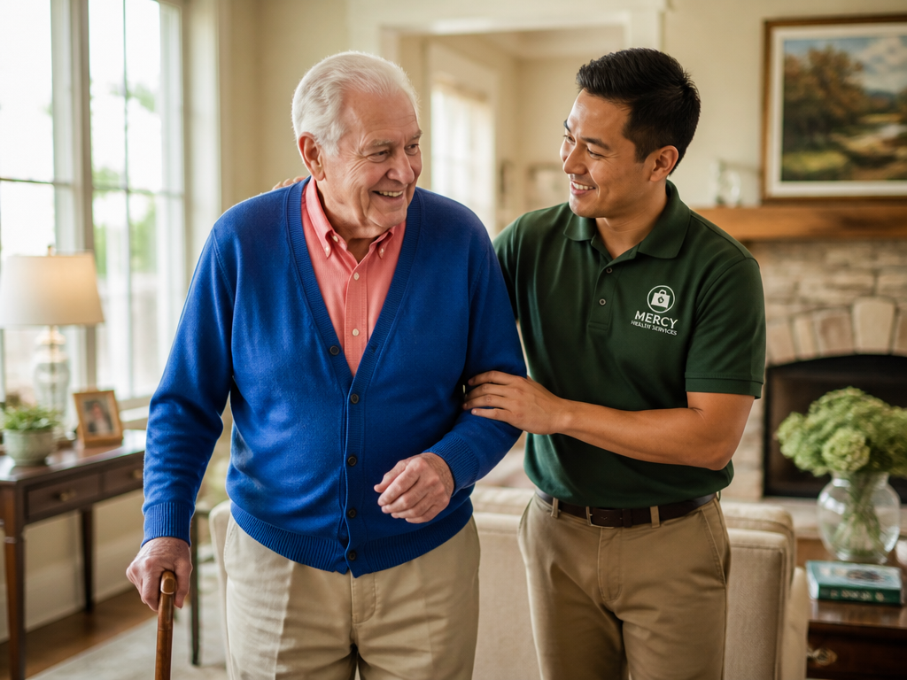Extended in-home assistance for aging loved ones — Mercy Health Services