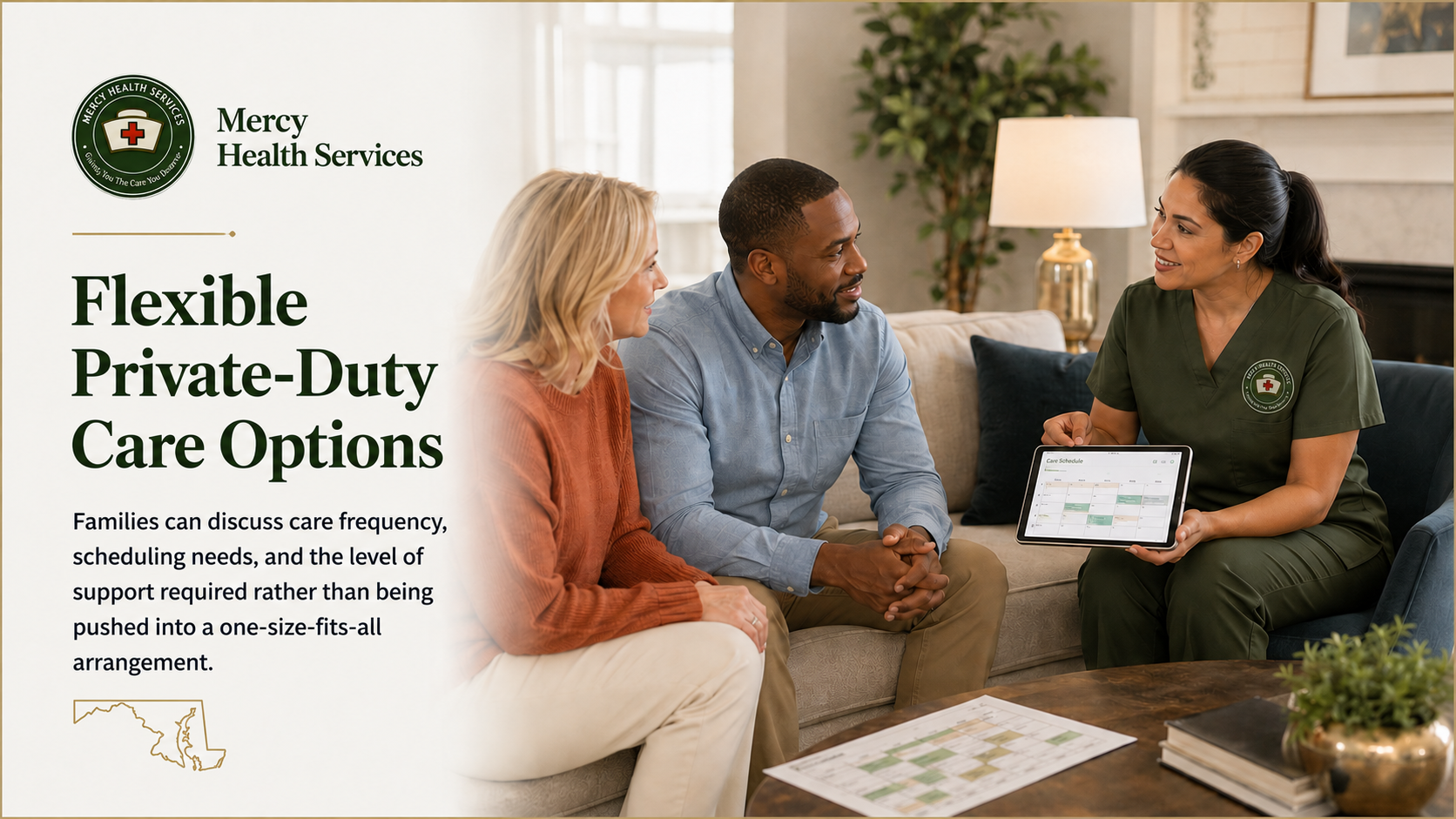 Flexible private-duty care options